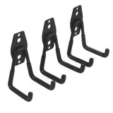 Heavy Duty Wall Mount Garage Hooks - 8 Pack of Various Sizes