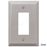 Brushed Satin Nickel Wall Switch Plate Outlet Cover Toggle Rocker GFI