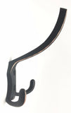 Qty 10 Oil Rubbed Bronze Large Coat/Towel/Cloths/Hat Wall Hook 5"