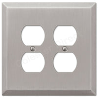 Brushed Satin Nickel Wall Switch Plate Outlet Cover Toggle Rocker GFI