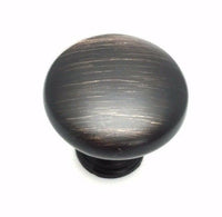 Oil Rubbed Bronze Cabinet Knob Round