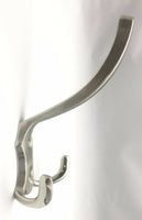 Qty 10 Brushed Satin Nickel Large Coat/Towel/Cloths/Hat Wall Hook 5" tall