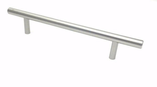 Qty 25 Brushed Nickel Kitchen Cabinet Handle Pull Knob Hardware Solid T Bar 7.5"