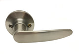 Brushed Satin Nickel Dummy Door Lever Right or Left Hand Straight
