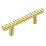 Gold T Bar Pull Handle 2" - 8.75"