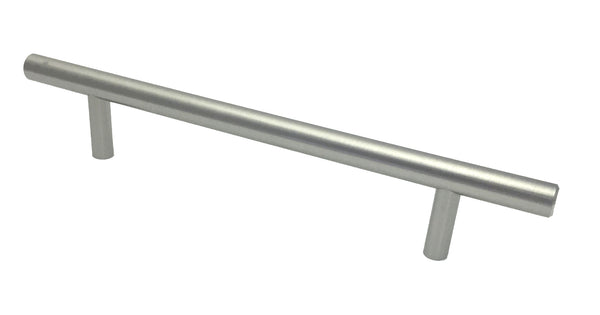 Brushed Nickel Solid Cabinet T Bar Pull 7.5"