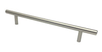 Brushed Nickel Solid Cabinet T Bar Pull 8.75"