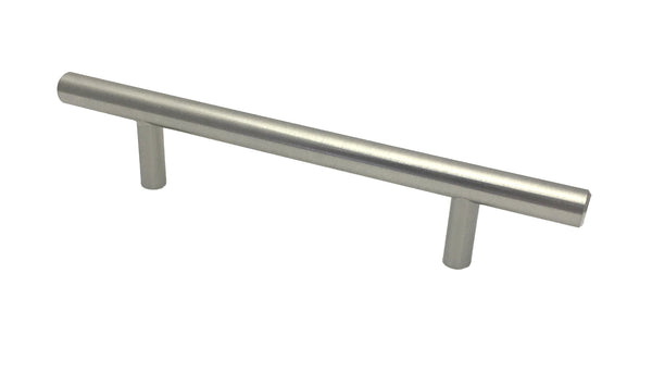 Brushed Satin Nickel Solid Cabinet Pull 6"